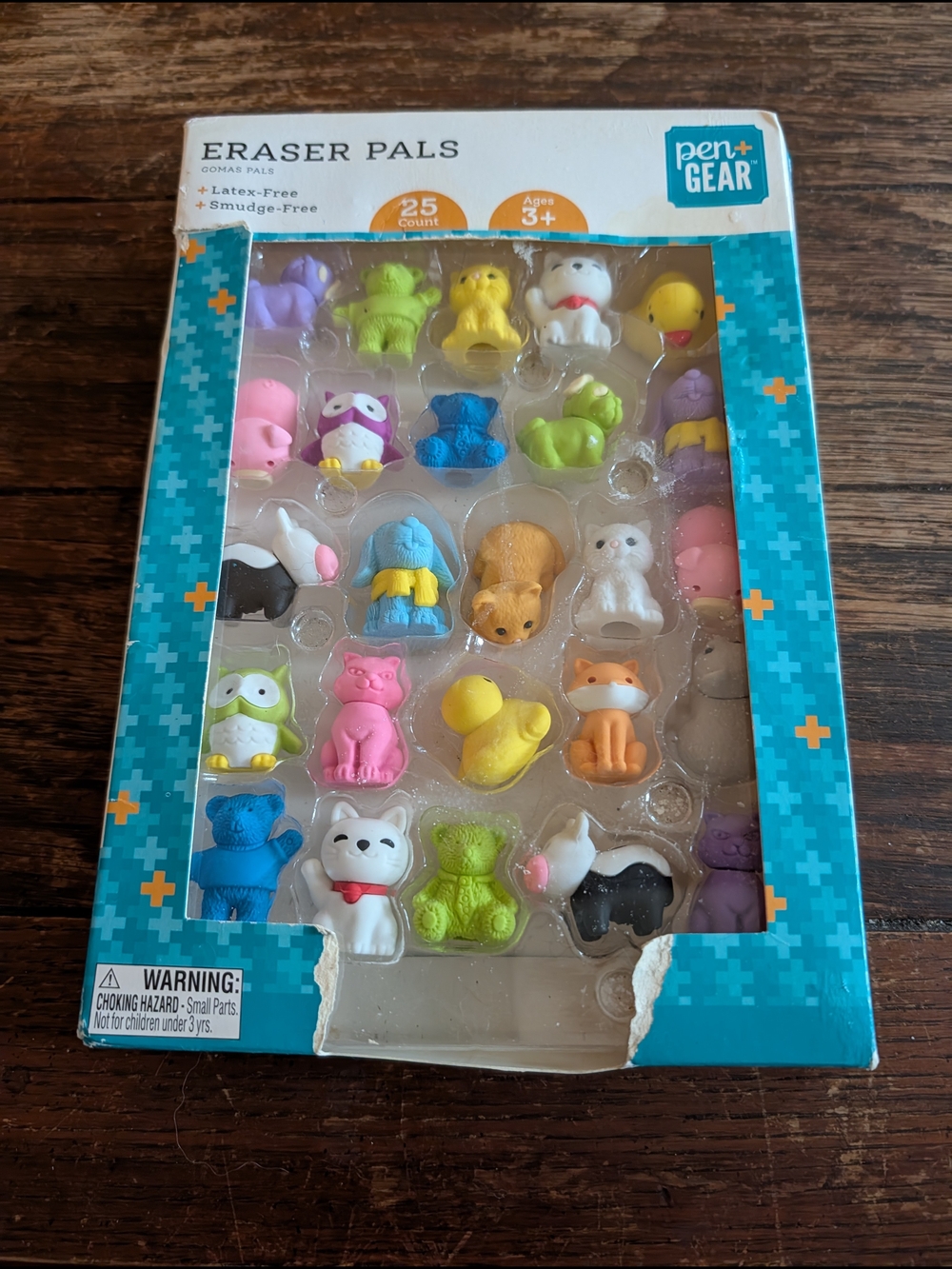 pen+gear Eraser Pals - Multicolor Cute Animal Eraser Set